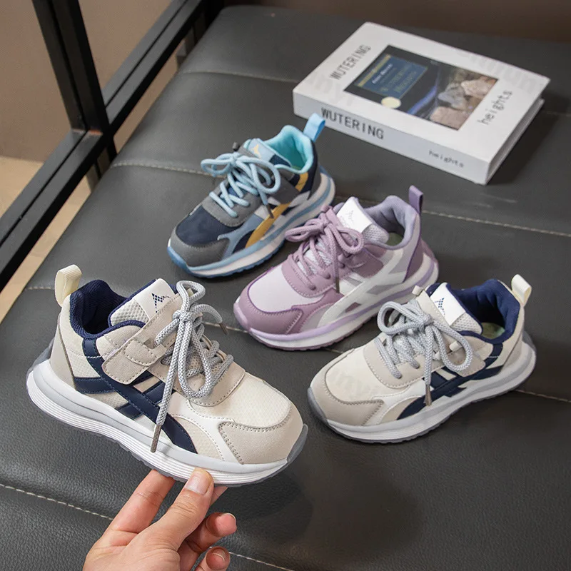 

Autumn Children Casual Sports Shoes 2025 Girls Sneakers Anti Slip Fashion Running Shoes Kids Outdoor Walking Shoes Size 26-37
