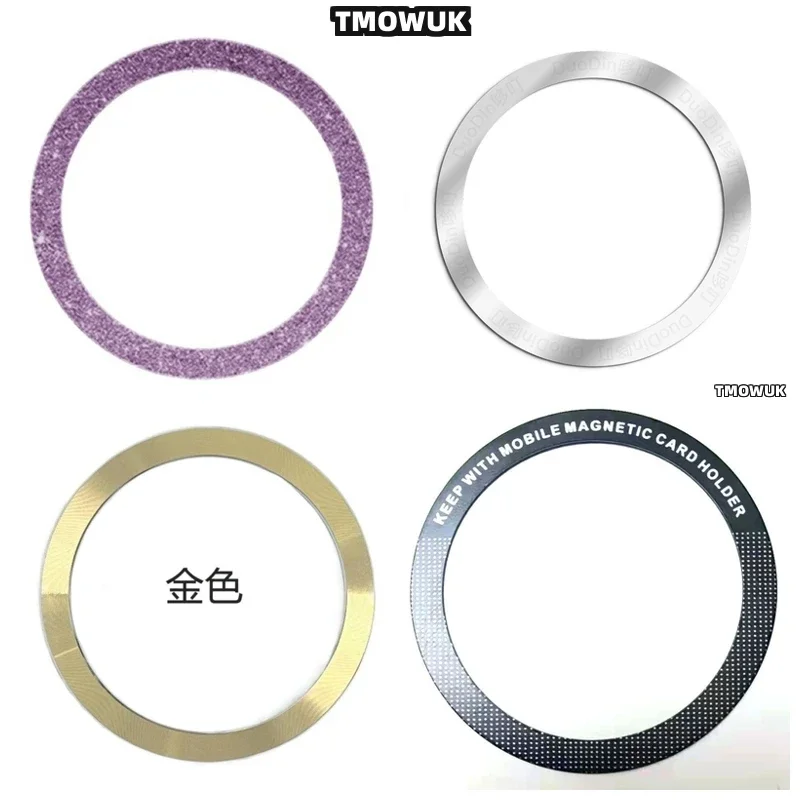 

Для OPPO Reno 6 12 10 Pro Find N X3 X8 Ultra - универсальная металлическая наклейка-кольцо Magsafe для зарядки