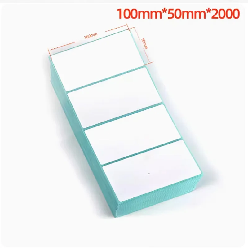 Fold Thermal Paper Folded Shipping Label Barcode Sticker for Express Waybill Labels