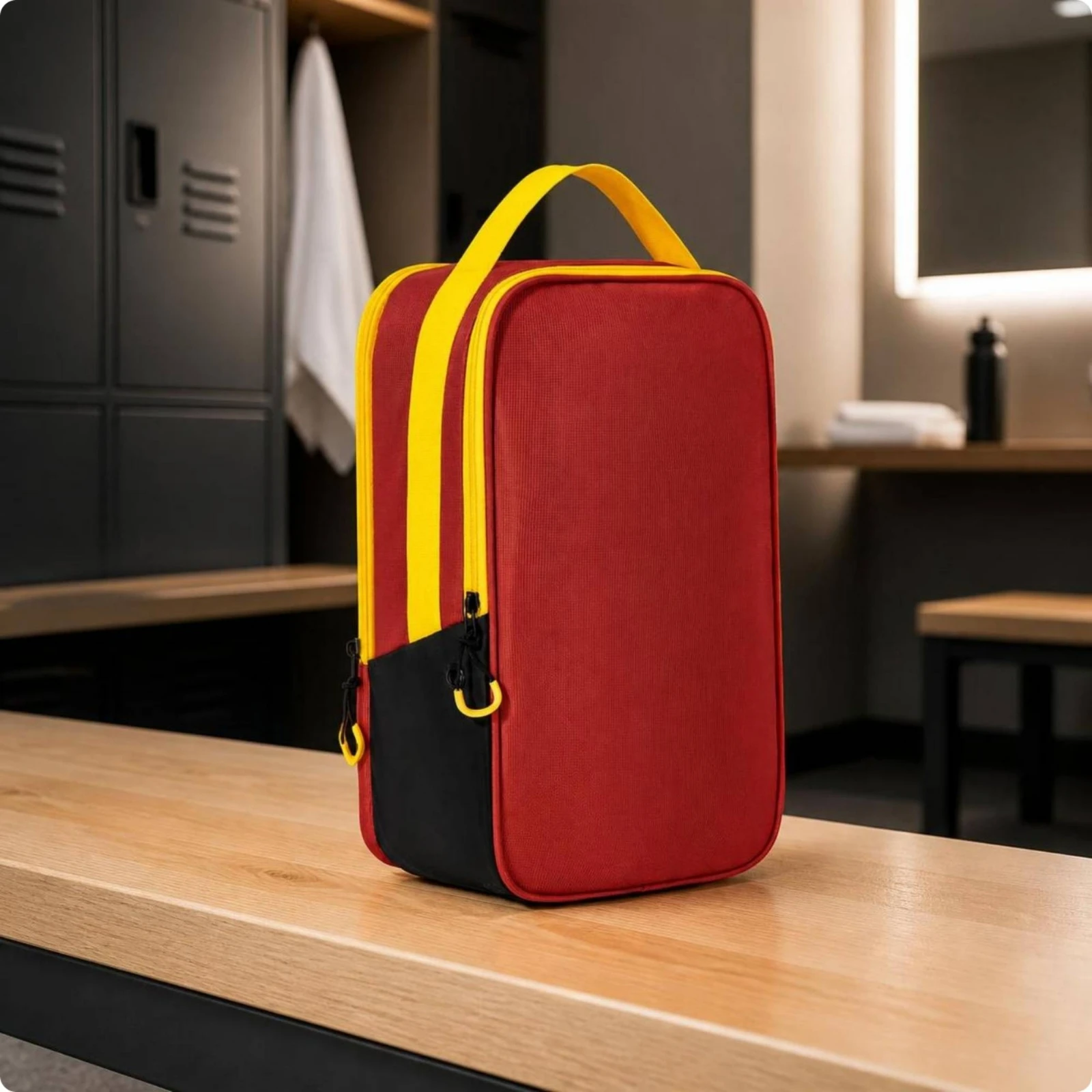 Shoe Bag with Handle Structured Shoe Storage Bag Organizers Easy to Carry Bags Multipurpose for Travelers, Sports
