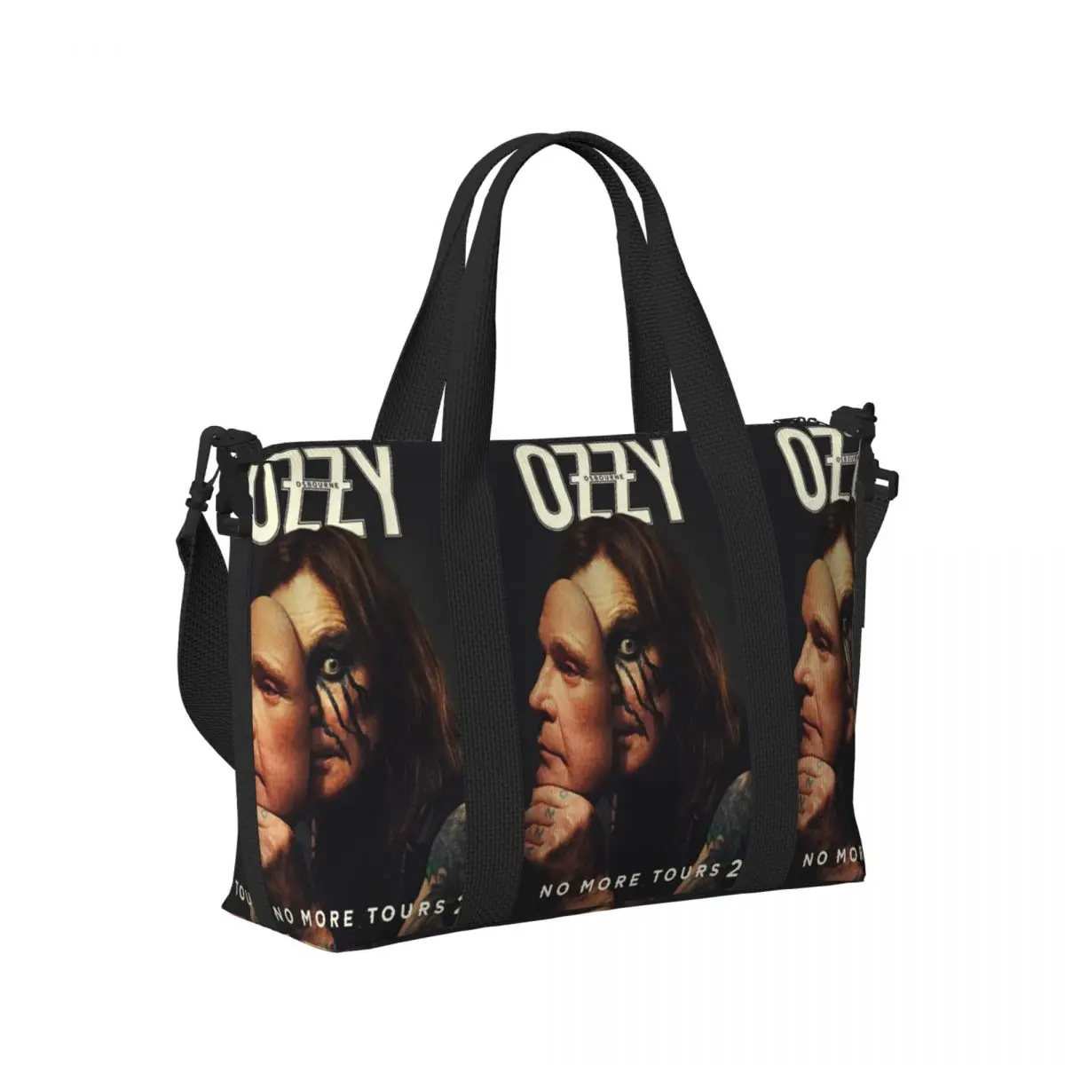 

Darkness Ozzy Osbourne Heavy Metal Band Rock Beach Travel BagTote Bags for Gym Yoga Women Duffle Shoulder Bag