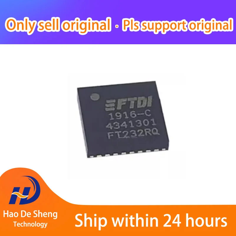 

10PCS/LOT FT232RQ-REEL FT232RQ USB IC QFN32 FT232 New Original in Stock Power bank