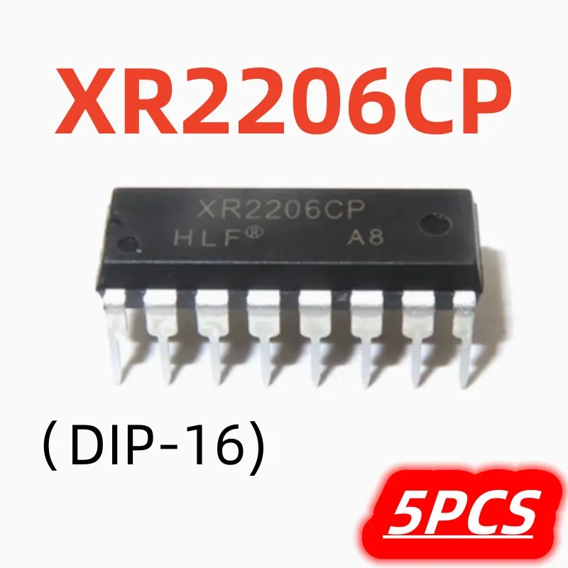 5PCS/lot XR2206CP XR2206C XR2206 2206 DIP-16 New Function Generator Chip In stock