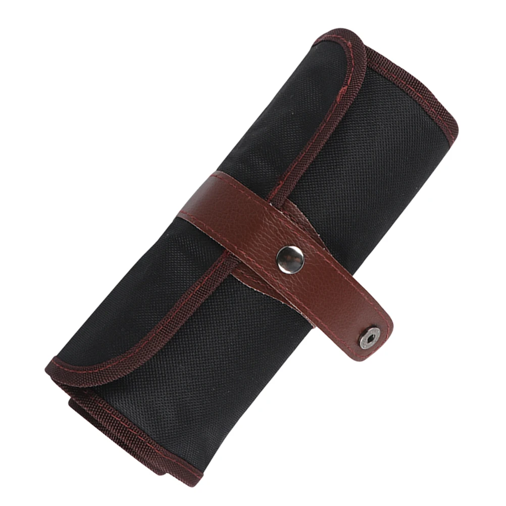 

Canvas Colored Pencil Case Roll Up Organizer 36 Slots Portable Pencil Pouch Suitable for Art Students Drawing Artists