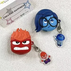 Brain Agent Team Angry Apple Bluetooth Earphone Case Suitable for Airpods 4 3 2 1 Pro 2 Silicone Anti Drop Airpods 1st Generat