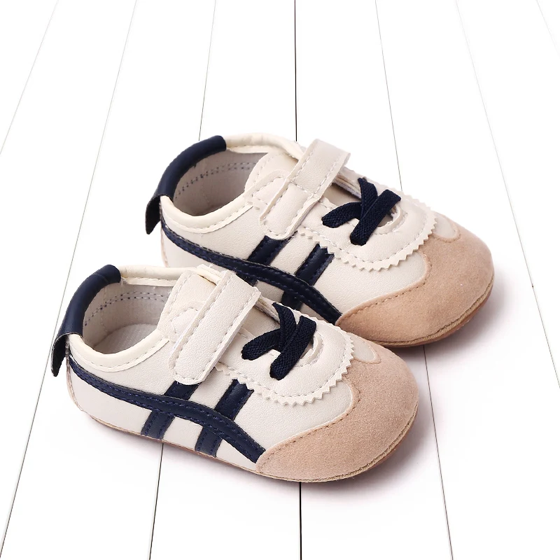 حذاء رياضي للأطفال للربيع والخريف للجنسين مصنوع من مادة البولي يوريثان الناعمة والمضادة للانزلاق TPR أحذية ما قبل المشي للأطفال الصغار من عمر 3 إلى 6 أشهر أحذية الخطوة الأولى 2025 #2