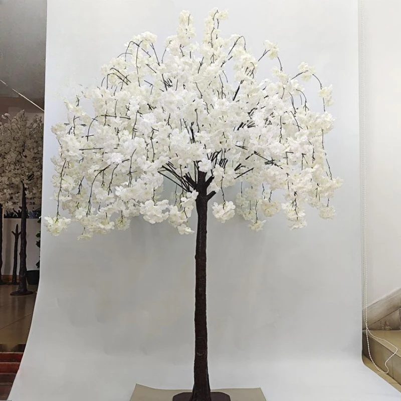 

Simulation of large cherry blossom tree fake peach tree landscaping wedding decoration wishing tree props Begonia flower