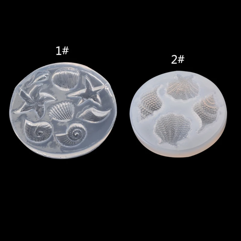 

Lustrous Silicone Mold Shaped Casting Mold Conch Accessory Making Molds Ocean Jewelry Mould for DIY Lover