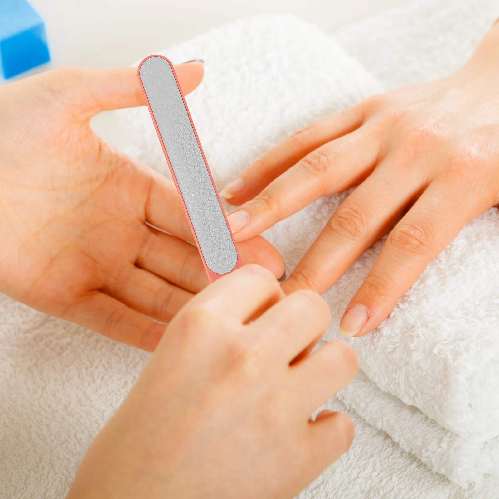 

Stainless Steel Manicure Tool Fingernail Toenail Trimming Pedicure File For Women Durable Metal Nail Files Natural Nails Salon