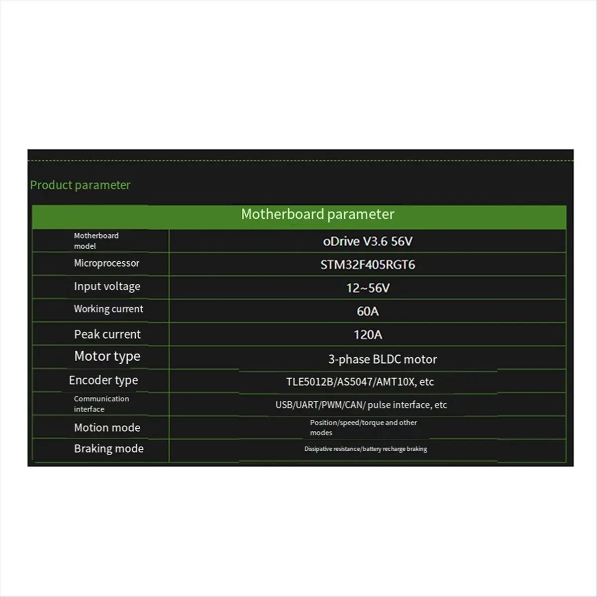 MKS XDRIVE XDrive3.6 56v FOC BLDC -Servo Dual Motor Controller Board High- Based on ODrv V3.6 Upgrade Kits