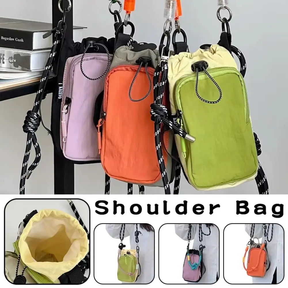 Lightweight Travel Crossbody Bag Large Capacity Waterproof Sports Water Bottle Bag Quick-drying Adjustable Mobile Phone Case