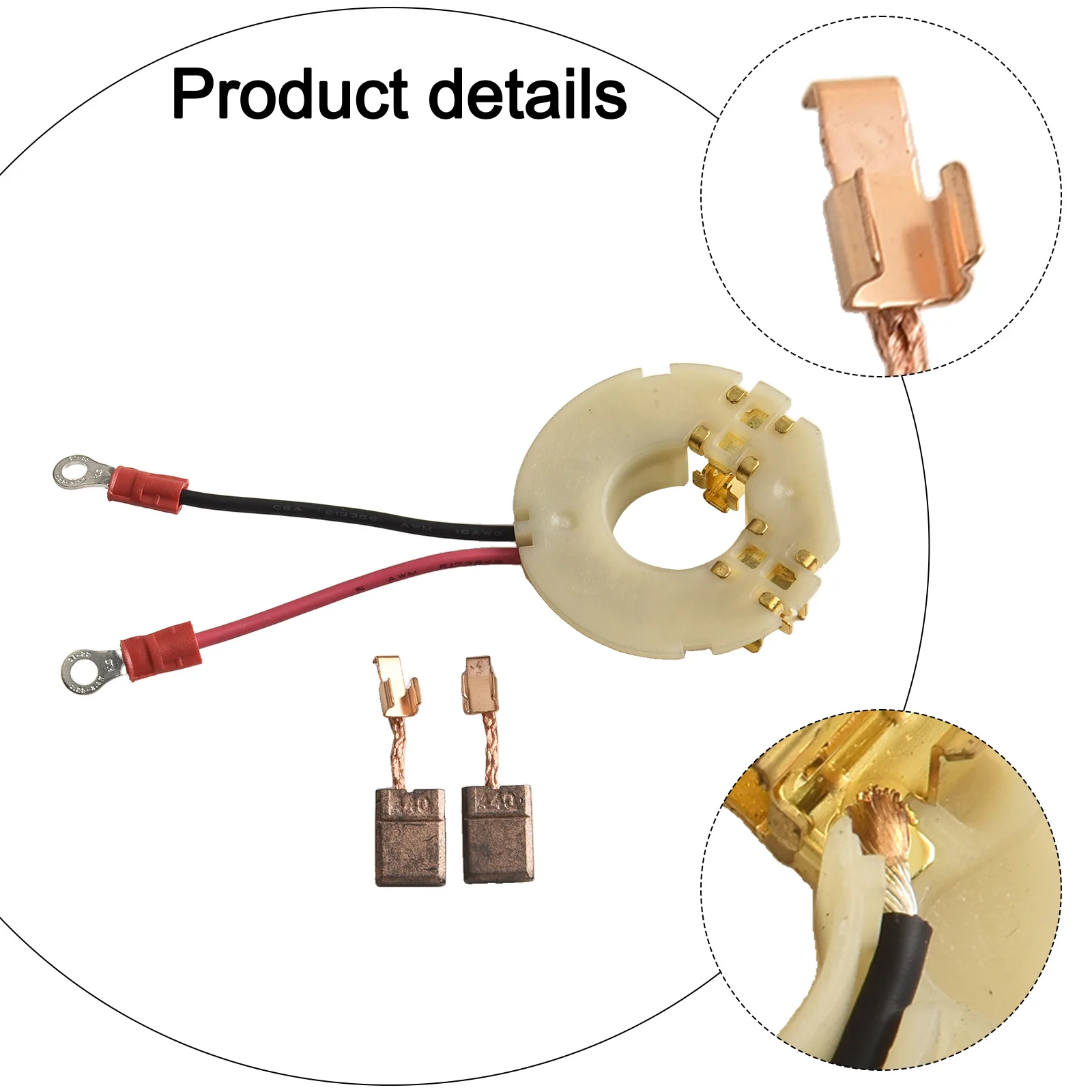カーボンブラシホルダー-638845-2-カーボンブラシ付き電動工具モデル-bdf446-bhp446-bdf456-ddf446-dhp446-ddf456-dhp456-3-個セット