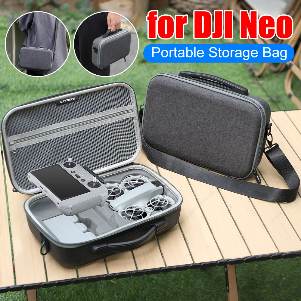 

Portable Carrying Case Protective Shoulder Bag Storage Bag Shockproof Case for DJI Neo Drone and RC 2 Remote Controller