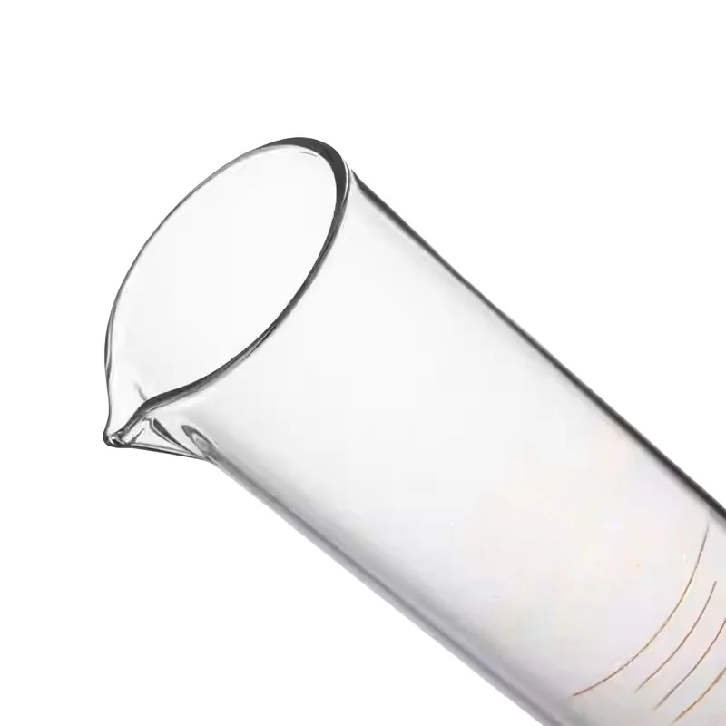 Glaszylinder mit rundem Boden