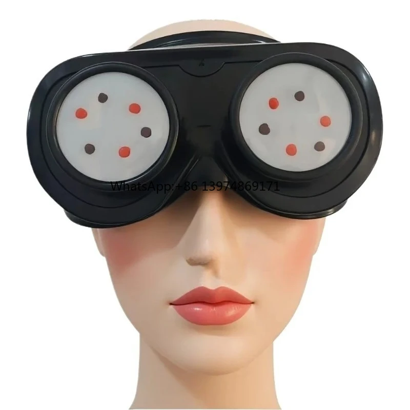 Low Vision Simulator Glasses, Visual Impairment, Experiencing Macular Blue Luminescence Defects and Eye Training Education