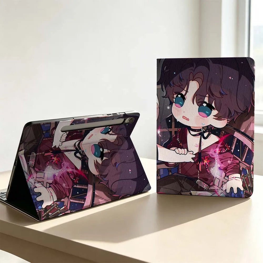 Love And Deep Space For Samsung Galaxy Tab S11 S10 S9 S8 S7 S6 A9 A8 A11 Lite FE Plus Pen Tray Tablet Case Soft