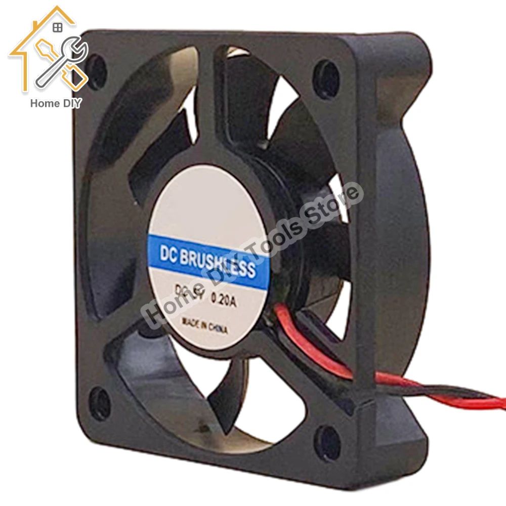 USB Blower Fan 5V 50mm Dual Ball Bearings Brushless DC Cooling 50mm Fan 5v 5010 50x50x10mm 2 Pin