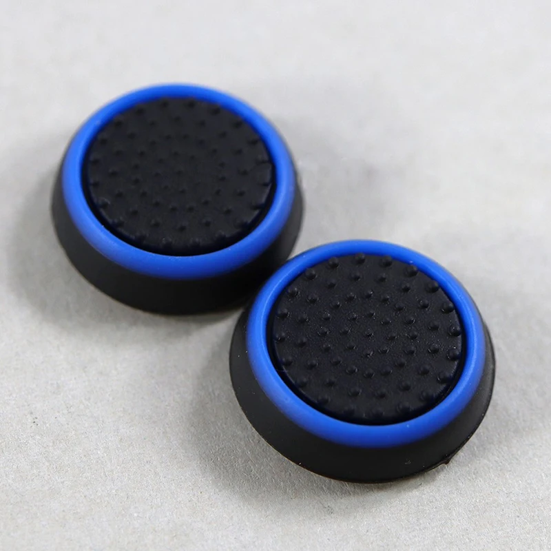 YuXi 2 шт. Нескользящий силиконовый чехол для аналогового джойстика, колпачки для ручек для большого пальца для PS3 PS4 Pro Slim PS5 Контроллер для Xbox One/360