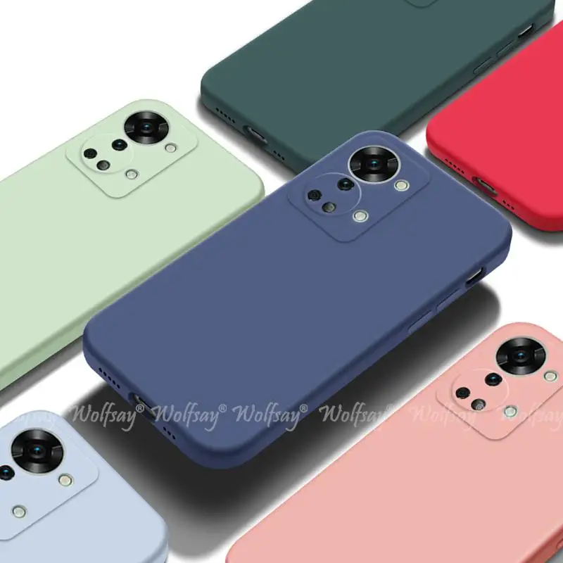 For Oneplus Nord 2T Case Oneplus Nord 2T CE 2 Lite 5G N20 10 R ACE Cover Liquid Silicone Protect Case Oneplus Nord 2T Cover