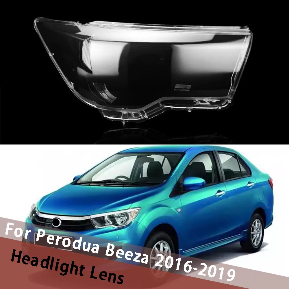 

For Perodua Beeza 2016-2019 Headlight Cover Transparent Lampshade Lamp Case Headlamp Shell Plexiglass Replace Original Lens