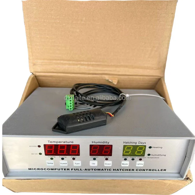 

high quality dual power automatic rolling egg incubator controller digital thermostat controller