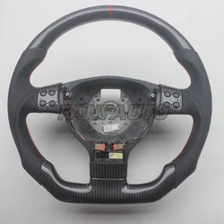 Custom Replacement Real Carbon Fiber Steering Wheel for VW Volkswagen Golf 5 Jetta Mk5 GTI R32 EOS Passat B6 Bora