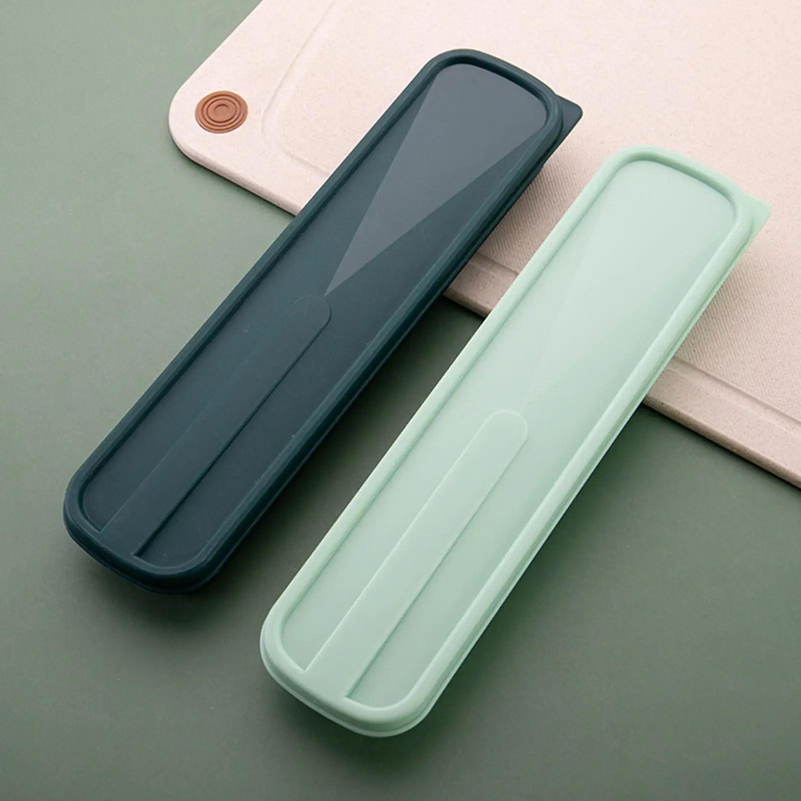 Tableware Box Portable Cutlery Case Spoon Fork Storage Box Students Household Dinnerware Box Kitchen Tool (only Box) view 4