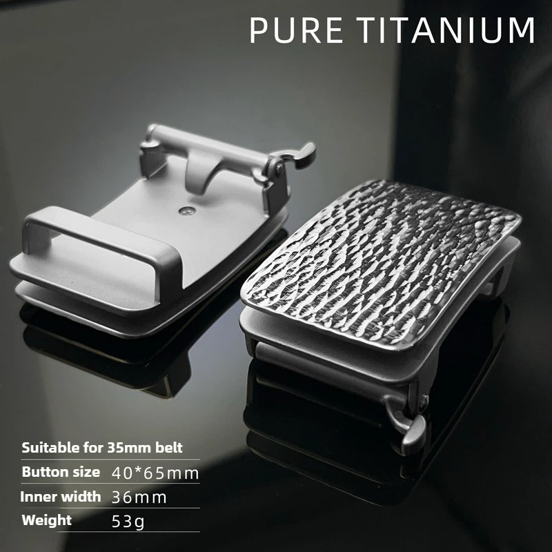 3,5/3,8 см, автоматическая пряжка из чистого титана