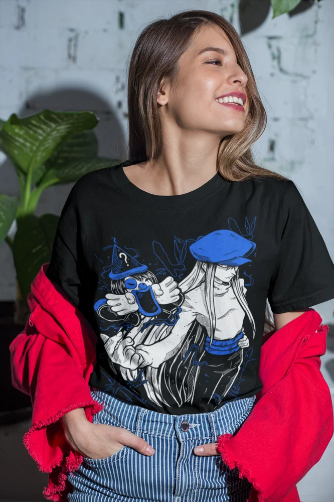 Hunter X Hunter Kite T-Shirt Anime Manga HxH Black T-Shirt,All Size