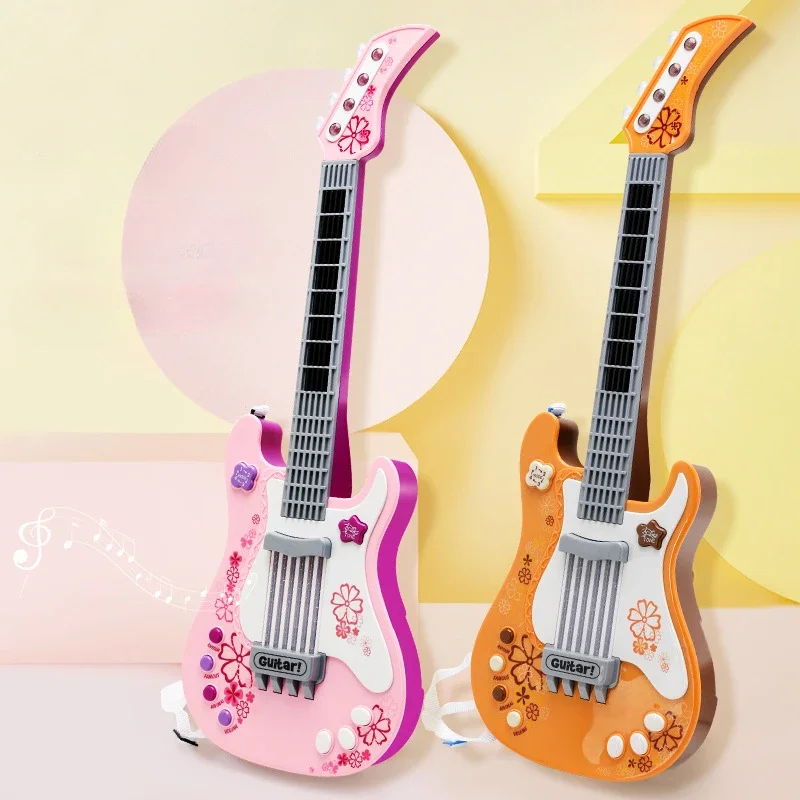 Mini musical instruments toys guitar piano electric bass music played puzzle enlightenment infant early childhood education