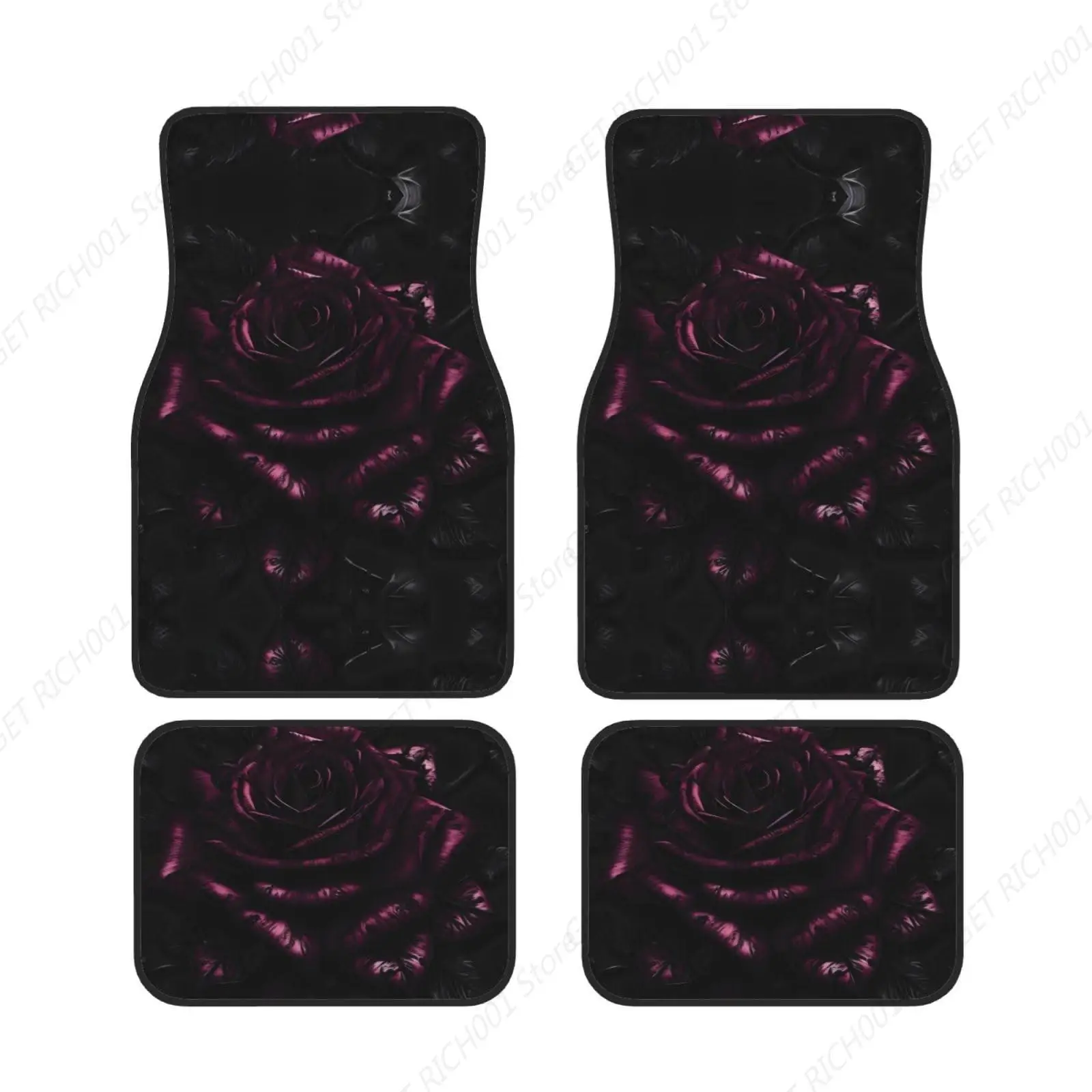 

Alfombrilla Gótica Para Pies Coche, Juego Completo 4 Piezas, Eleva El Estilo Y La Comodidad Su Automóvil Con Lindos Accesorio