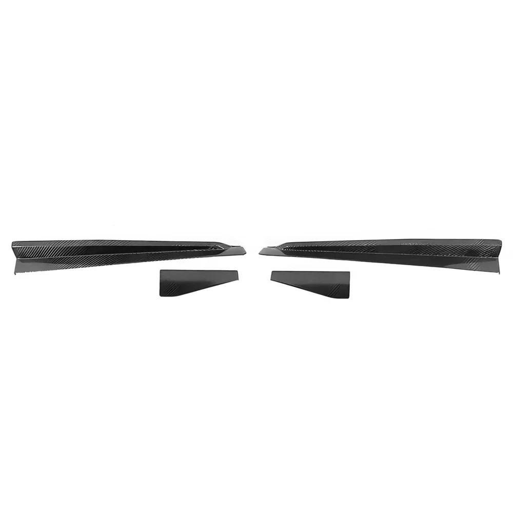 Carbon Fiber Side Extension Splitter Skirts For Audi TTRS 16-19 OEM Style