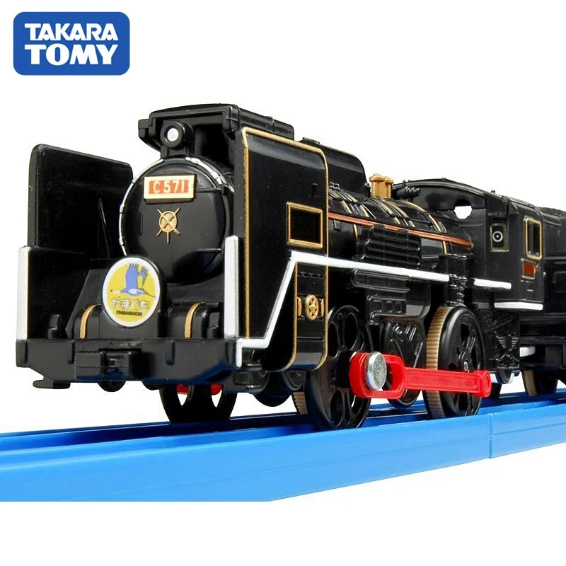 Tomica Electric Track Three Links Locomotive Boy Toy Electric Train Bullet Takaratomy Train High-speed Rail Transport Trucks