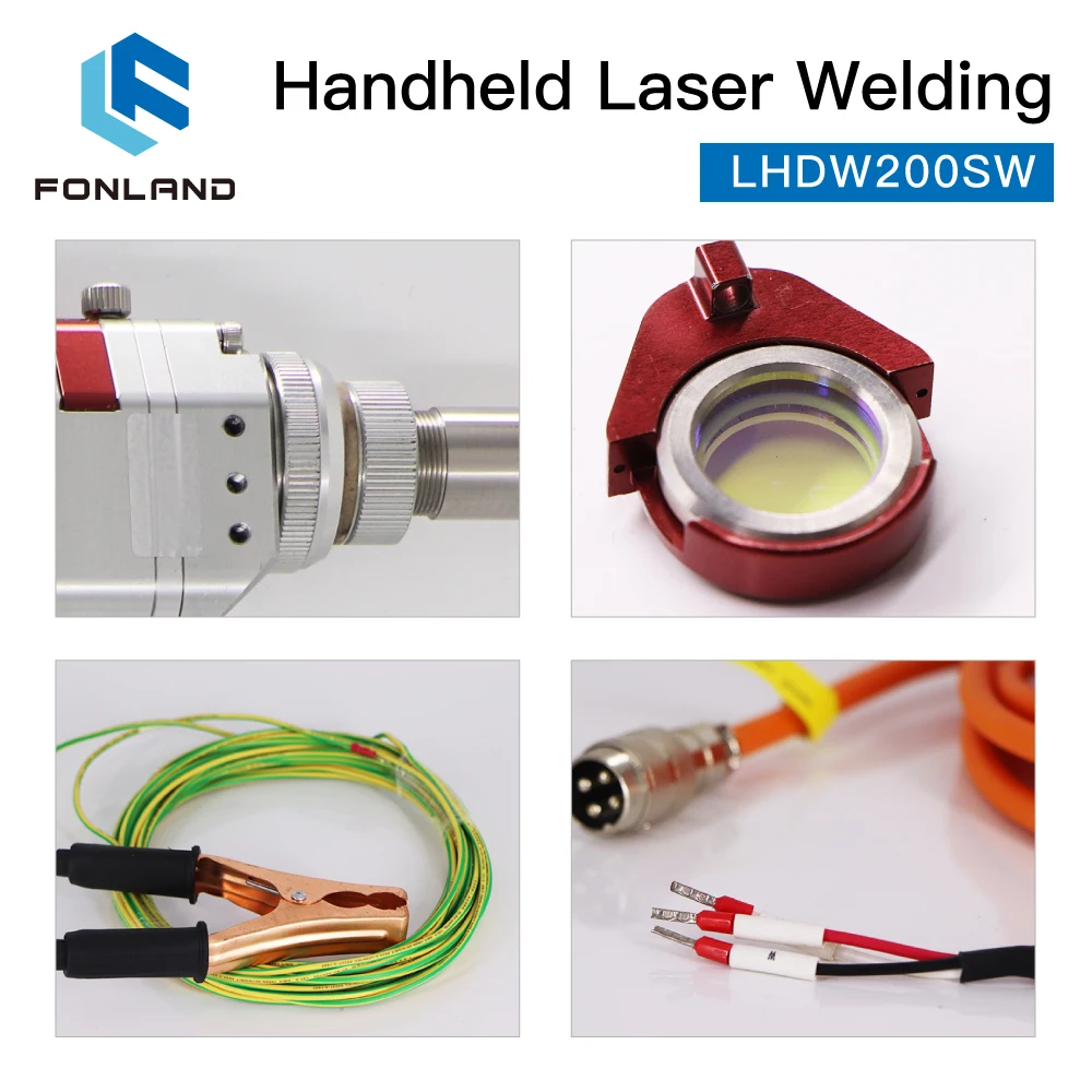 FONLAND 1064nm Ospri Hand-held Laser Welding Head LHDW200SW 0-2kW with QBH Connector Single Axis Swin for Fiber Laser Machine