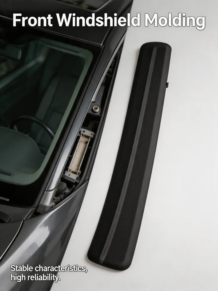 Car Right Front Windshield Molding Plastic Front Passenger Side 17-19 Car Accessories Car Parts Automotive Parts Vehicle Acc