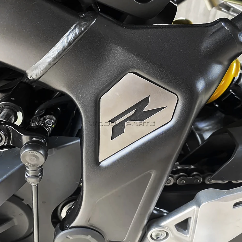 # CBR650R Frame Filler For Honda CBR 6R50R CB650R Frame Side Cover Trim Covers Stainless Steel Sticker CBR 650 R Type R Emblem