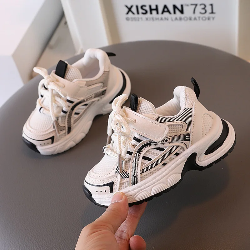 Kids Sport Shoes Fashion Mesh Breathable Boys Sneakers Children Girls Baby Outdoor Shoes