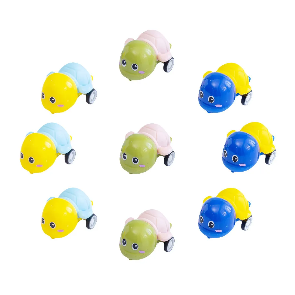 

Набор из 24 детских инерционных машинок-черепашек для малышей, развивающая игрушка с мультяшным рисунком