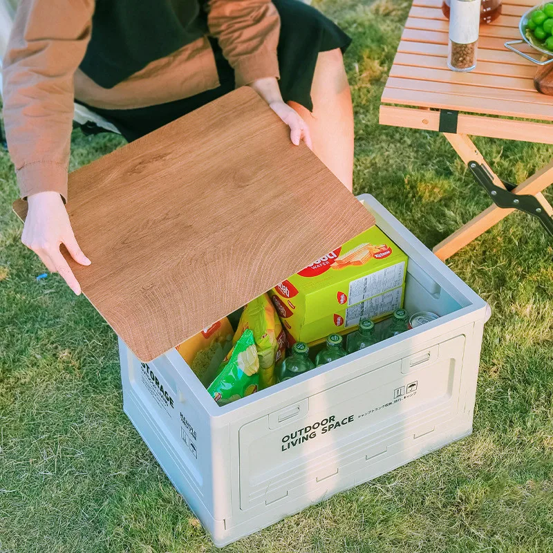 

Table Outdoor Foldable Storage Box Car Storage Box Multifunctional Camping Organizing Box