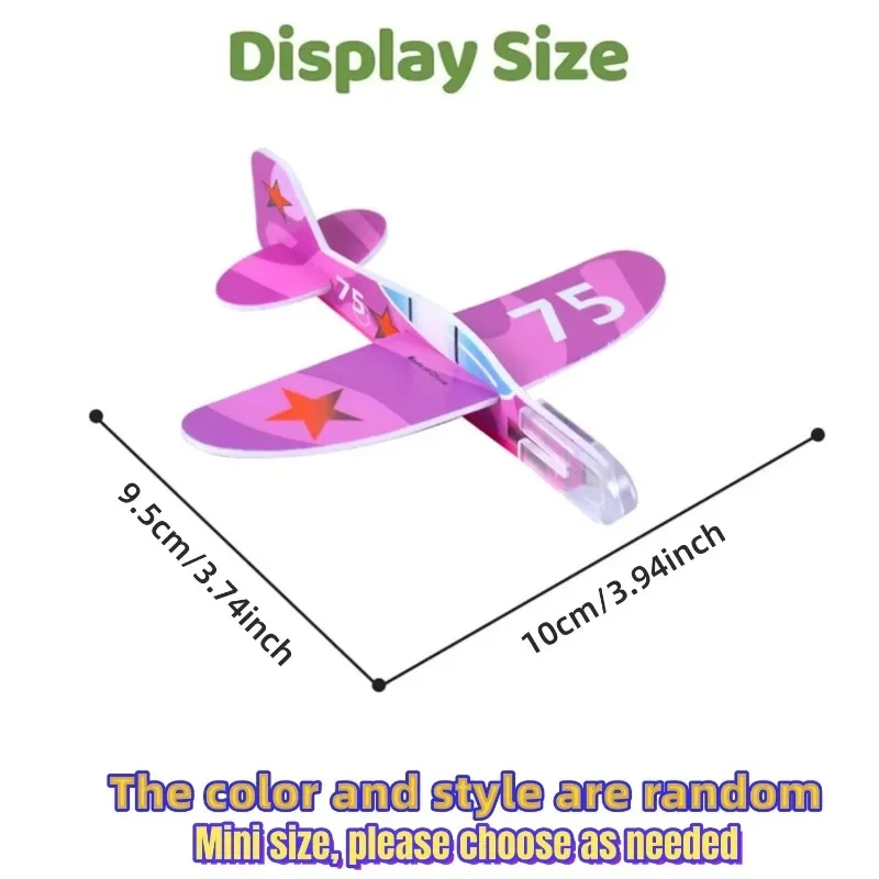 50 Pcs Foam Gliders Planes Toys for Kids, Paper Airplane, Party Favors Goodie Bag Stuffers, Outdoor Flying Toys Boys and Girls