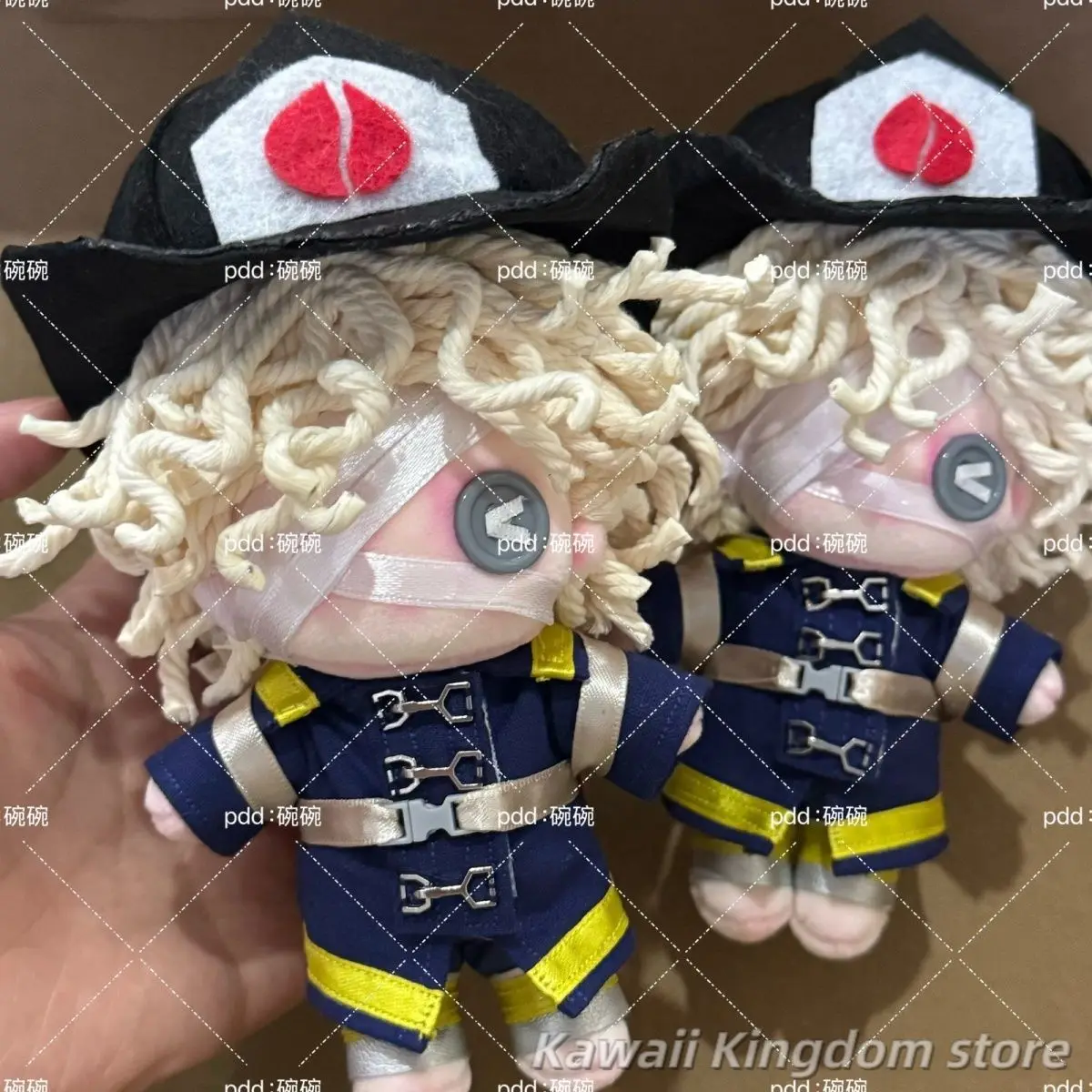 Identity V Fire Investigator  10cm Cotton Figure Idol Plushies Pillows Cartoon Stuffed Pendant Toys Mascot Student Fans Gift
