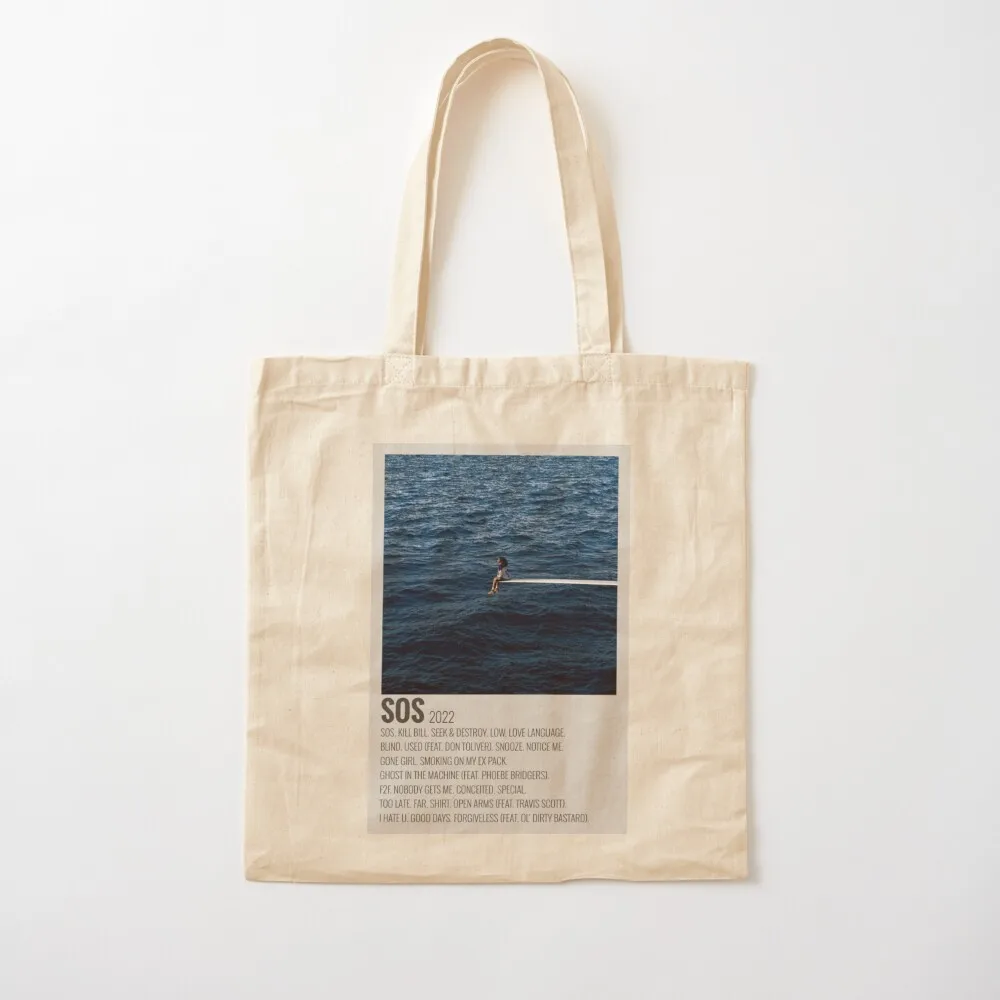 sza sos album Tote Bag shopper bags for women shopper bag women canvas sac pour femme Handbags women