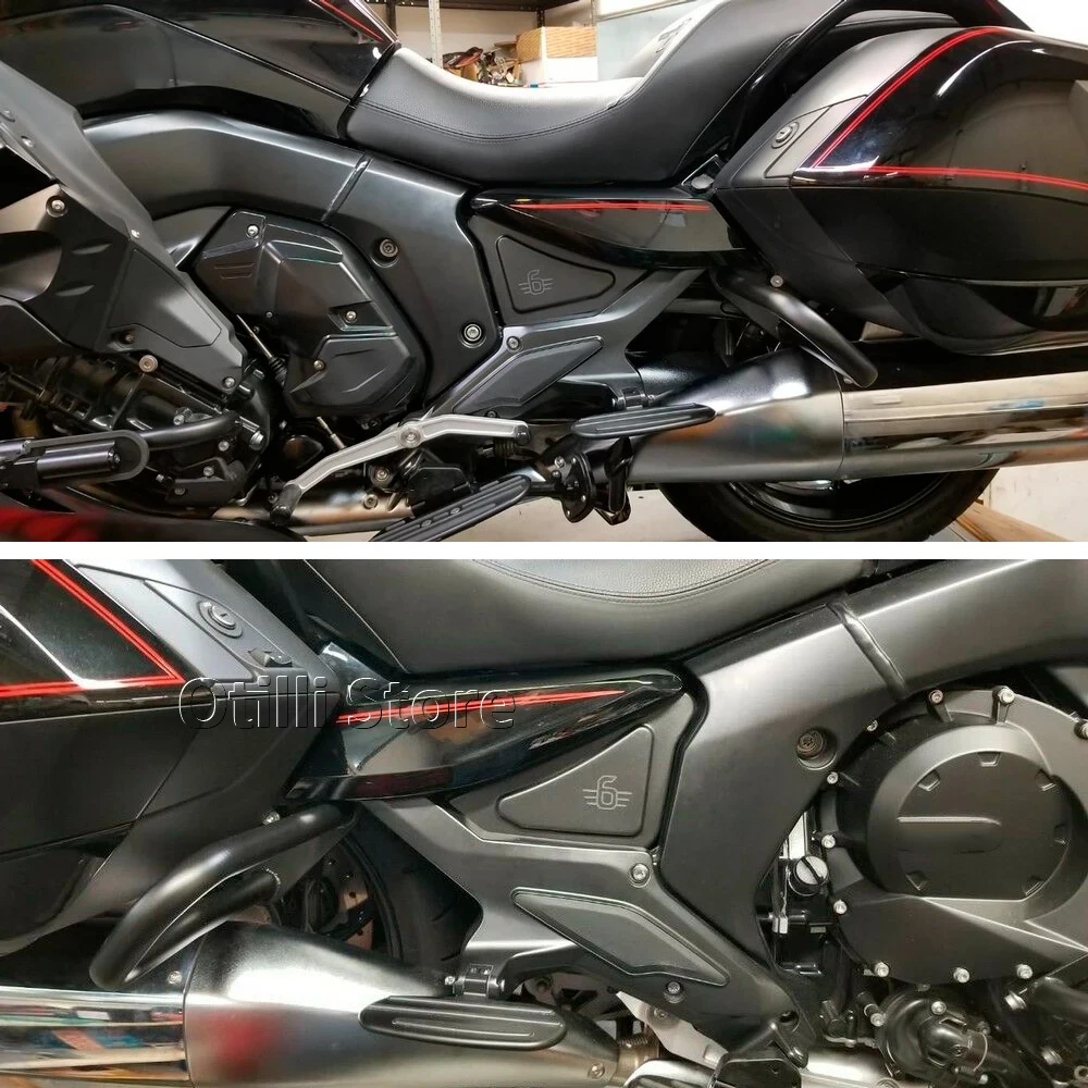 

For BMW K1600B K 1600 B K1600GA K1600 Grand America Motorcycle Fill Panels Fairing Cowl Cover Plates Tank Trim Black Kit