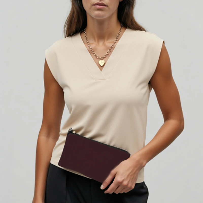 

2025 Fashion Summer Casual Women's Shirts Office Lady Tops Elegant Plus Size Blouse Short Sleeve V-Neck Woman Clothes 25684