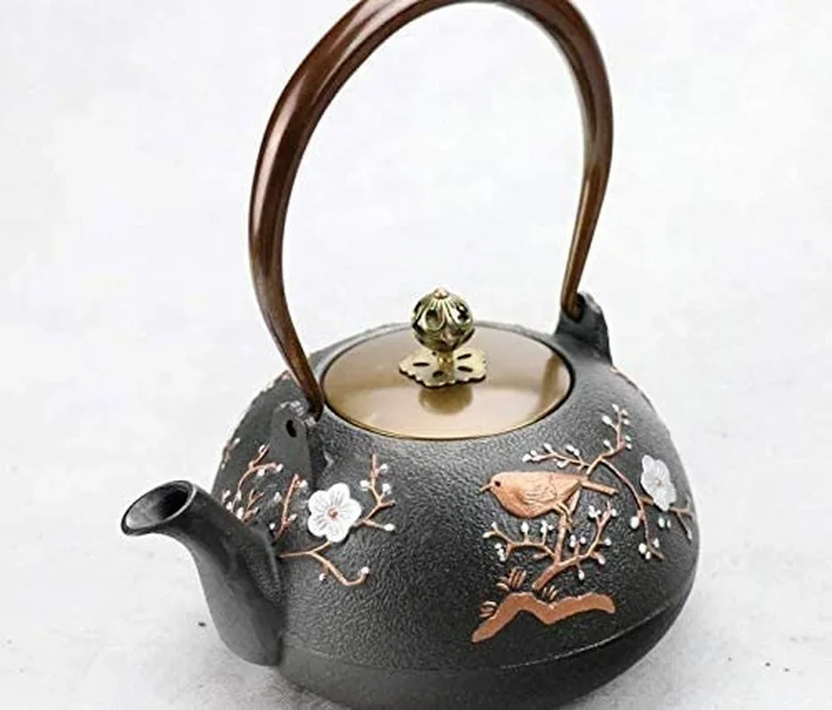 Cast Iron Teapot Caiquemei Peanut Kettle Tea Set