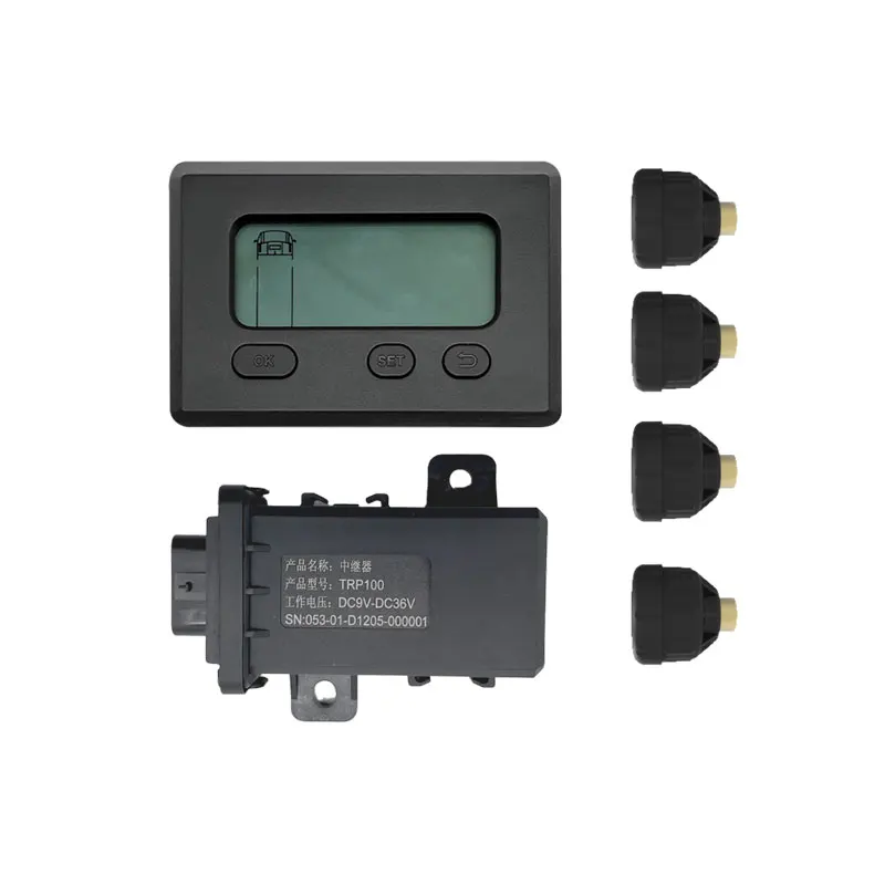 Newest Vehicle 4 Wheels 18 Wheels RS232 TPMS Tire Pressure Sensor Tyre Pressure Monitoring System for Cars