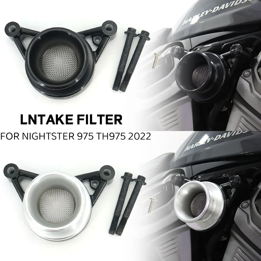 

2023 Motorcycle Accesorios Air Cleaner Intake Filter System Kit For Nightster 975S 2022 2023 Velocity Stack