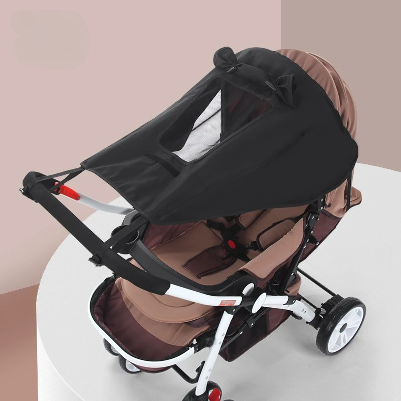 Universal Baby Stroller Accessories Sun Shade Cover UV Protection Sunshade Pram Canopy for Newborn Infants Car Seat Sun Visor