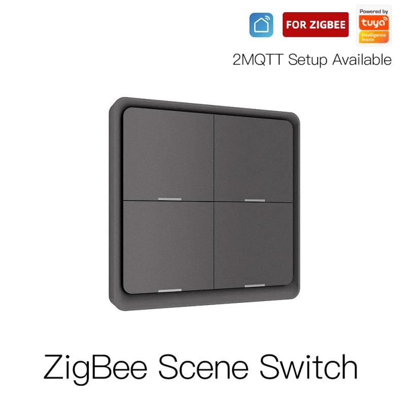 

Новый переключатель ZigBee Smart Scene, кнопочный контроллер для автоматизации, управление с помощью приложения Tuya Smart Life через Alexa и Google Home