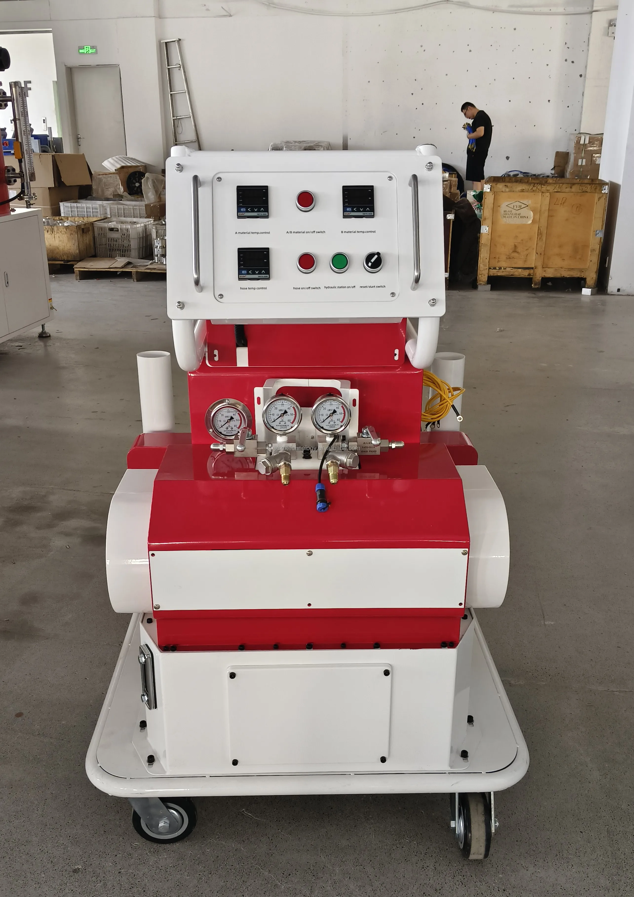 CE High Performance Two Components Hydraulic Drive Polyurea Spray Machine for Small Business and Residential Repair Projects